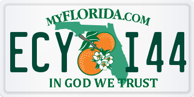 FL license plate ECYI44