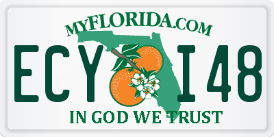 FL license plate ECYI48