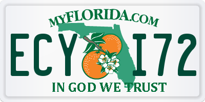 FL license plate ECYI72