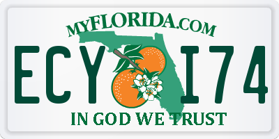 FL license plate ECYI74