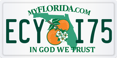 FL license plate ECYI75