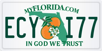 FL license plate ECYI77