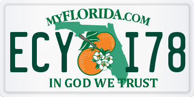 FL license plate ECYI78