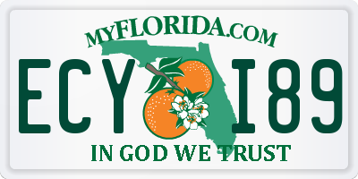 FL license plate ECYI89