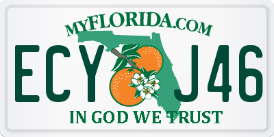 FL license plate ECYJ46