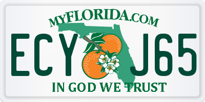 FL license plate ECYJ65