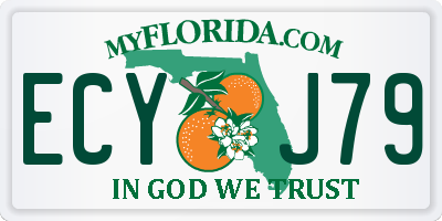 FL license plate ECYJ79