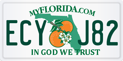 FL license plate ECYJ82