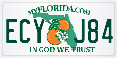 FL license plate ECYJ84