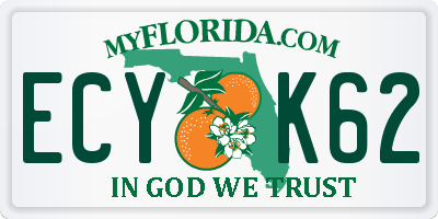 FL license plate ECYK62