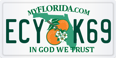 FL license plate ECYK69