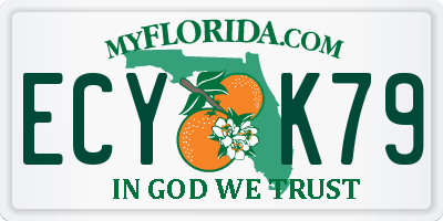 FL license plate ECYK79