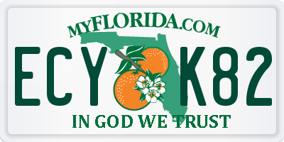 FL license plate ECYK82