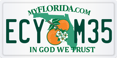 FL license plate ECYM35