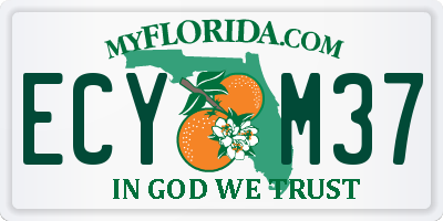 FL license plate ECYM37