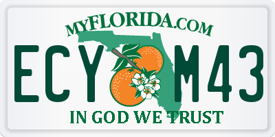 FL license plate ECYM43