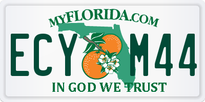 FL license plate ECYM44