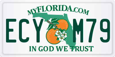 FL license plate ECYM79