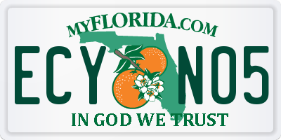 FL license plate ECYN05