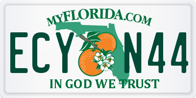 FL license plate ECYN44