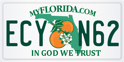 FL license plate ECYN62