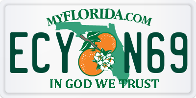 FL license plate ECYN69