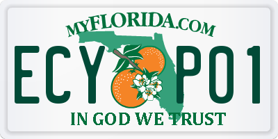 FL license plate ECYP01