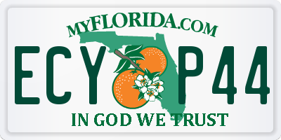 FL license plate ECYP44