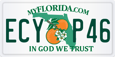 FL license plate ECYP46