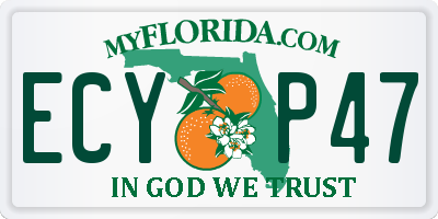 FL license plate ECYP47