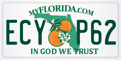 FL license plate ECYP62
