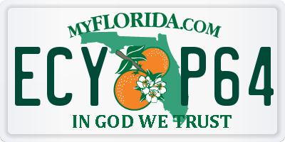 FL license plate ECYP64