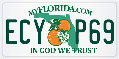 FL license plate ECYP69