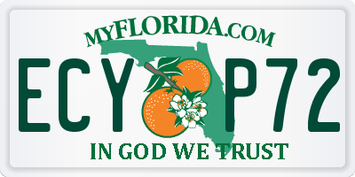FL license plate ECYP72