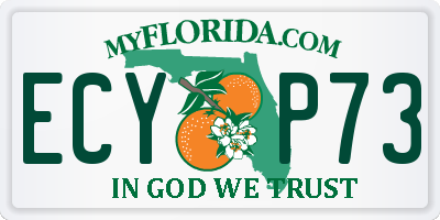 FL license plate ECYP73