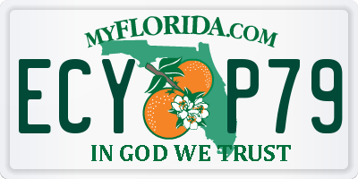 FL license plate ECYP79