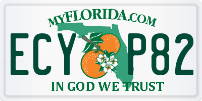 FL license plate ECYP82