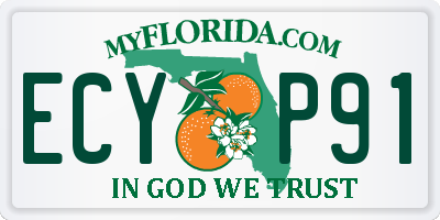 FL license plate ECYP91