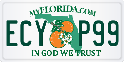 FL license plate ECYP99