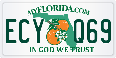 FL license plate ECYQ69