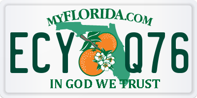 FL license plate ECYQ76