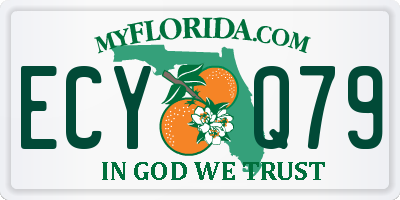 FL license plate ECYQ79
