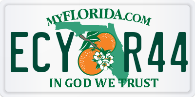 FL license plate ECYR44