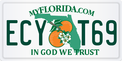 FL license plate ECYT69