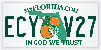 FL license plate ECYV27