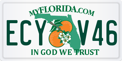 FL license plate ECYV46