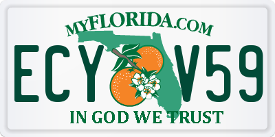 FL license plate ECYV59