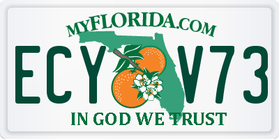 FL license plate ECYV73