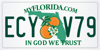 FL license plate ECYV79