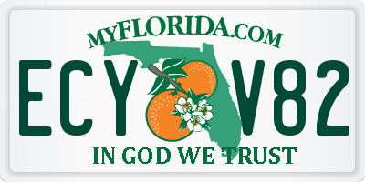 FL license plate ECYV82